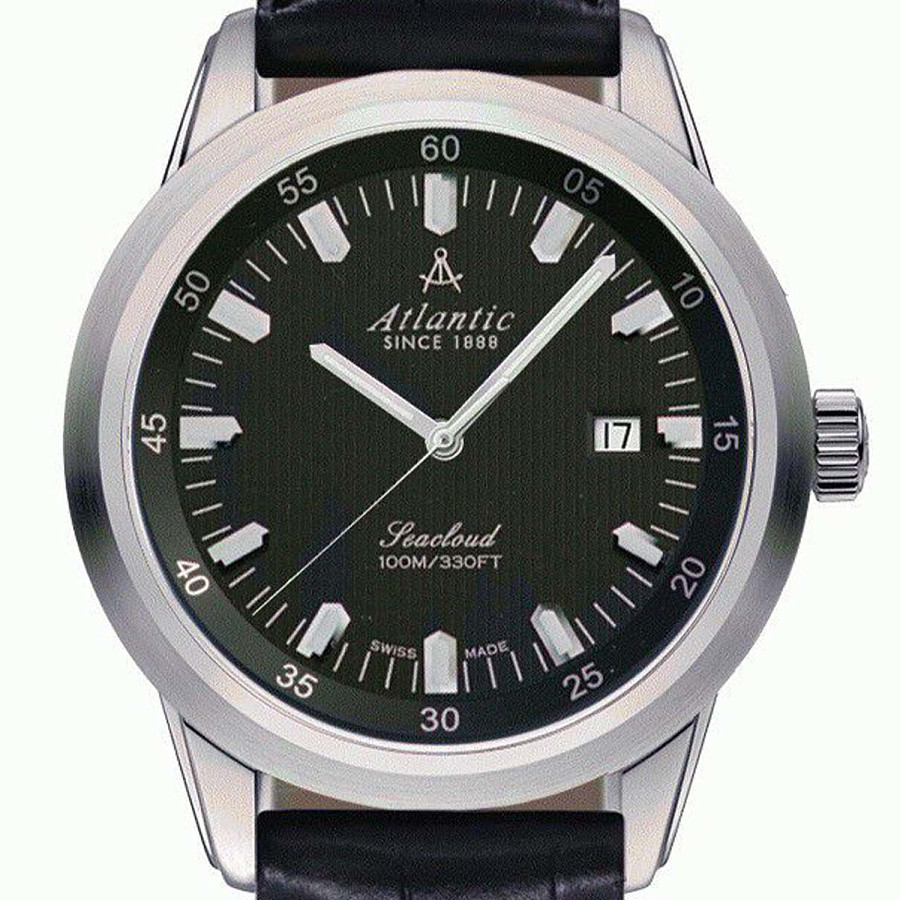 Часы Atlantic Seacloud 73360.41.61 — кварцевые, сталь металл