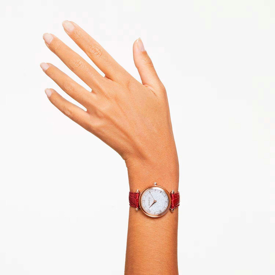 Часы Swarovski Crystalline Wonder 5656905 — кварцевые, металл сталь