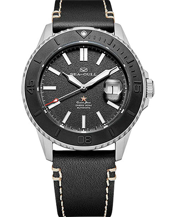 Часы Seagull Ocean Star 419.22.1207 — мужские, черный