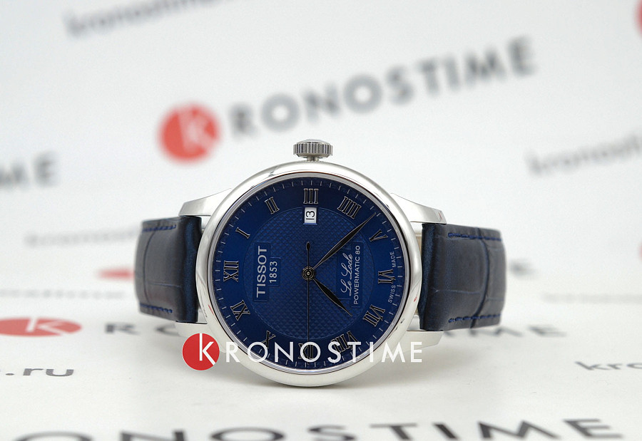 Часы Tissot Le Locle Powermatic 80 T006.407.16.043.00 — механические, сталь металл