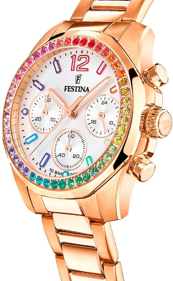Часы Festina Boyfriend F20639/2 — кварцевые, сталь металл