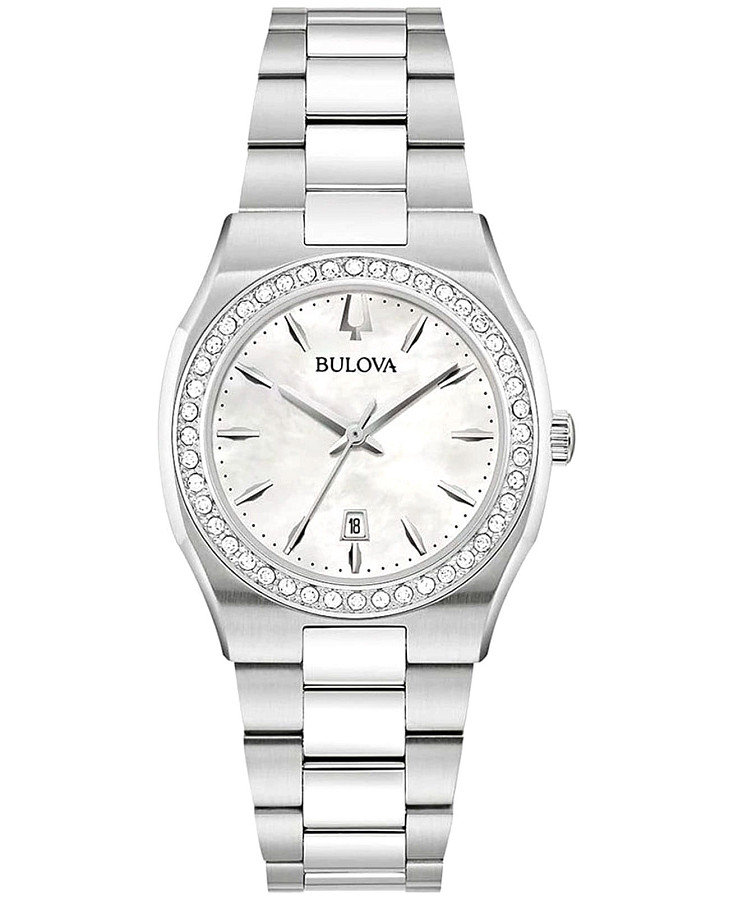 Часы Bulova Surveyor 96R245 — женские, серебристый