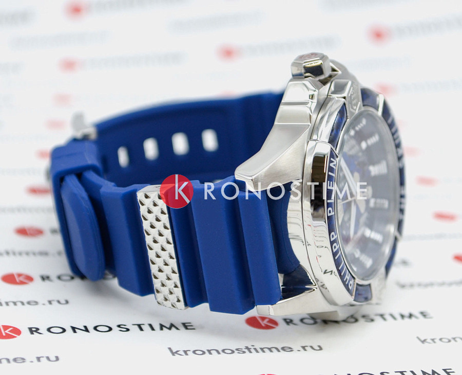 Часы Philipp Plein The Skull Carbon Fiber PWAAA1722 — мужские, силикон