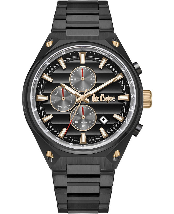 Часы Lee Cooper LC08026.060 — мужские, черный