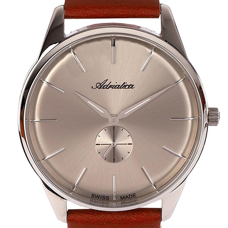 Часы Adriatica Vintage A8264.5217Q — кварцевые, сталь металл