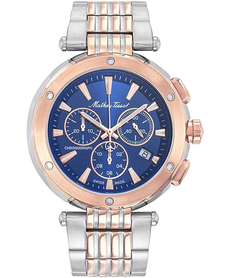 Часы Mathey-Tissot Neptune H912CHRBU — мужские, синий