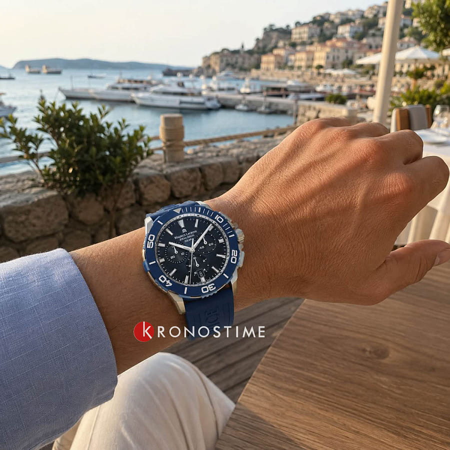 Часы Maurice Lacroix Pontos PT1038-SSL40-430-4 — сталь металл, Швейцария