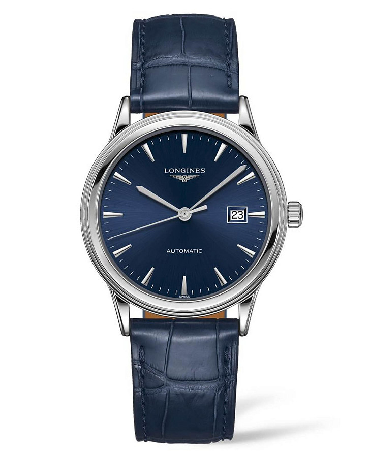 Часы Longines Flagship L4.984.4.92.2 — мужские, синий