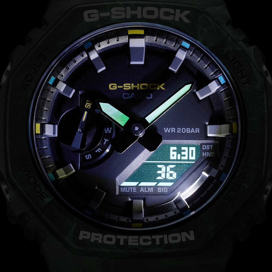 Часы Casio G-Shock GA-2100FR-3A — артикул GA-2100FR-3A