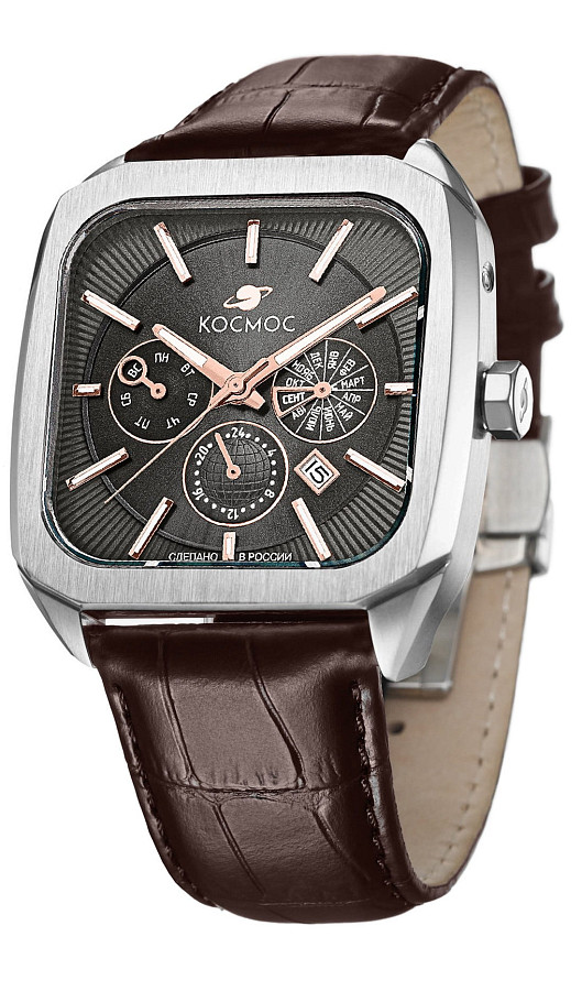 Часы Космос Марсоход II K 219.12.34 — механические, сталь металл