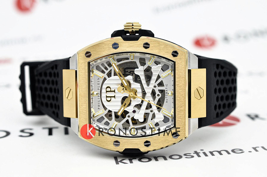 Часы Philipp Plein The Skeleton 2.0 PWJFA0825 — механические, сталь металл