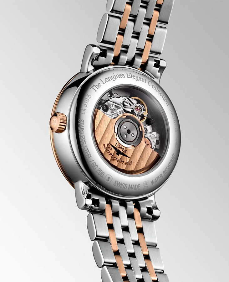 Часы Longines Elegance Elegant Collection 29 mm L4.310.5.18.7 — механические, сталь металл