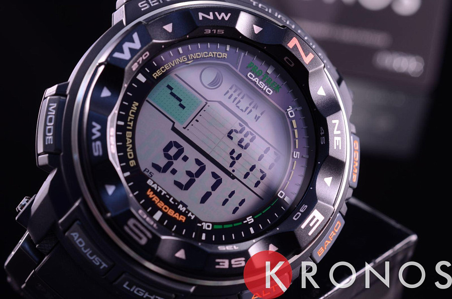 Часы Casio Pro Trek PRW-2500-1E — алюминий металл, Япония