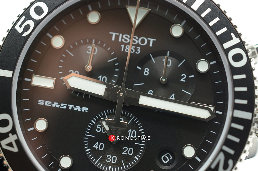 Часы Tissot Seastar 1000 Chronograph T120.417.11.051.00 — Швейцария, кварцевые