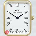 Шведские наручные часы Daniel Wellington Quadro Roman Numerals 5-Link Gold DW00100688, фото 3