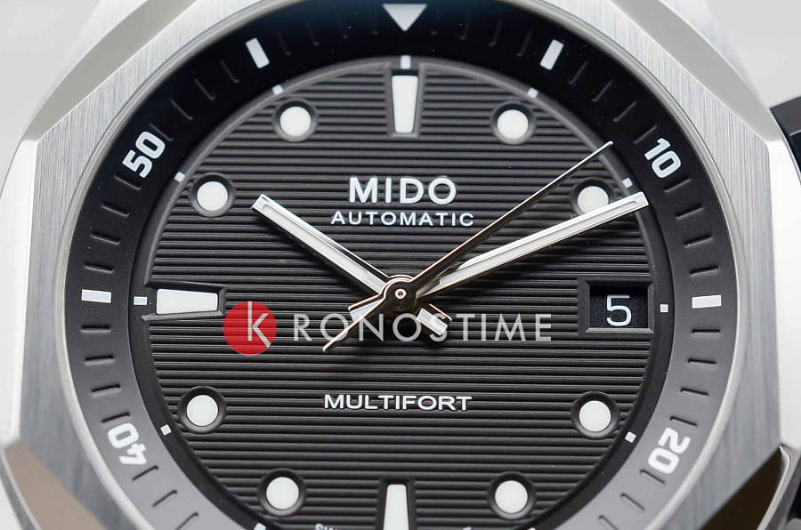 Часы Mido Multifort 8 Two Crowns M047.507.11.051.00 — нержавеющая сталь, мужские