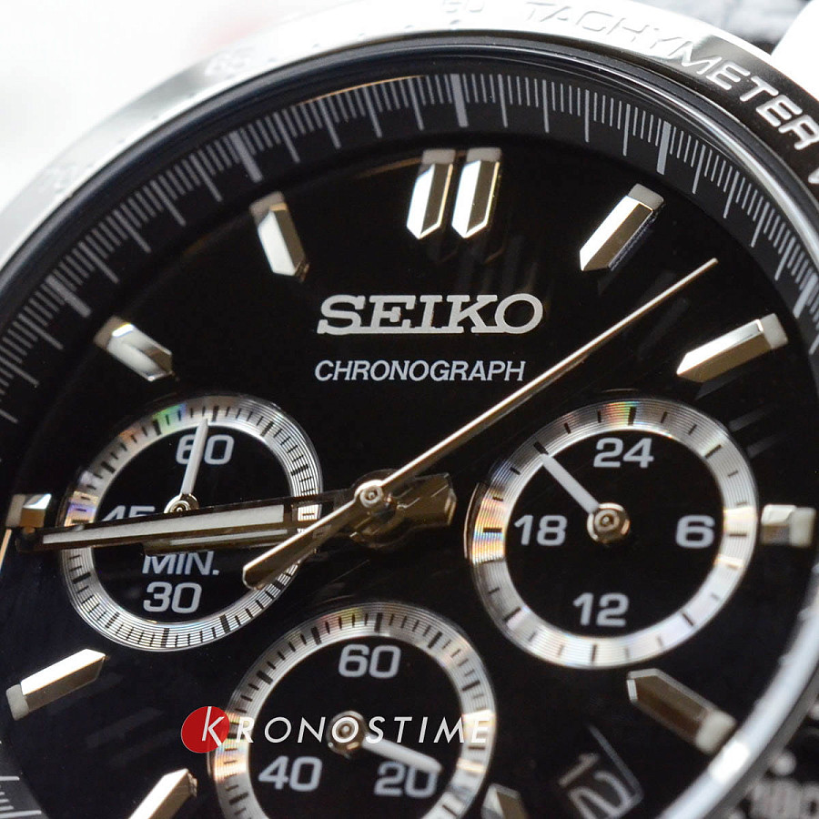 Часы Seiko Spirit Chronograph SBTR021 — мужские, кожаный