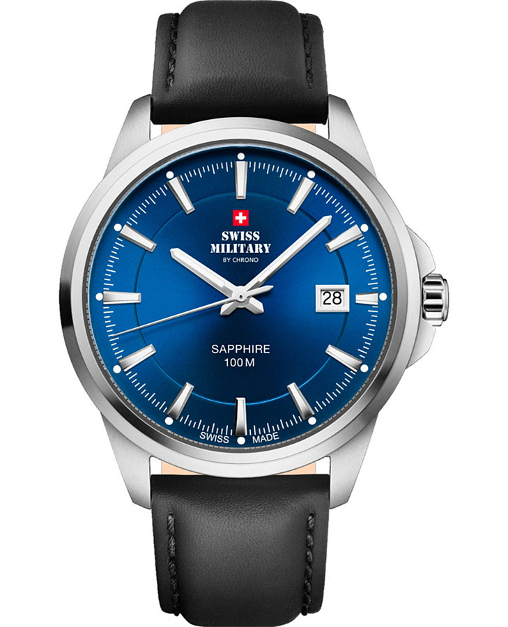 Часы Swiss Military by Chrono Classic SM34104.10 — мужские, синий