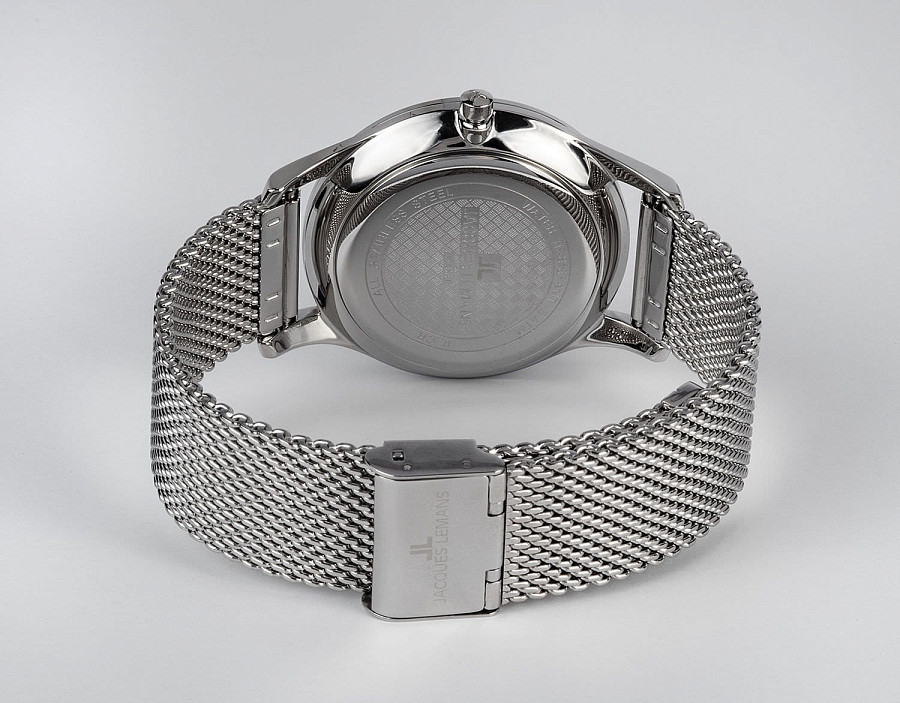 Часы Jacques Lemans 1-1951G — кварцевые, сталь металл