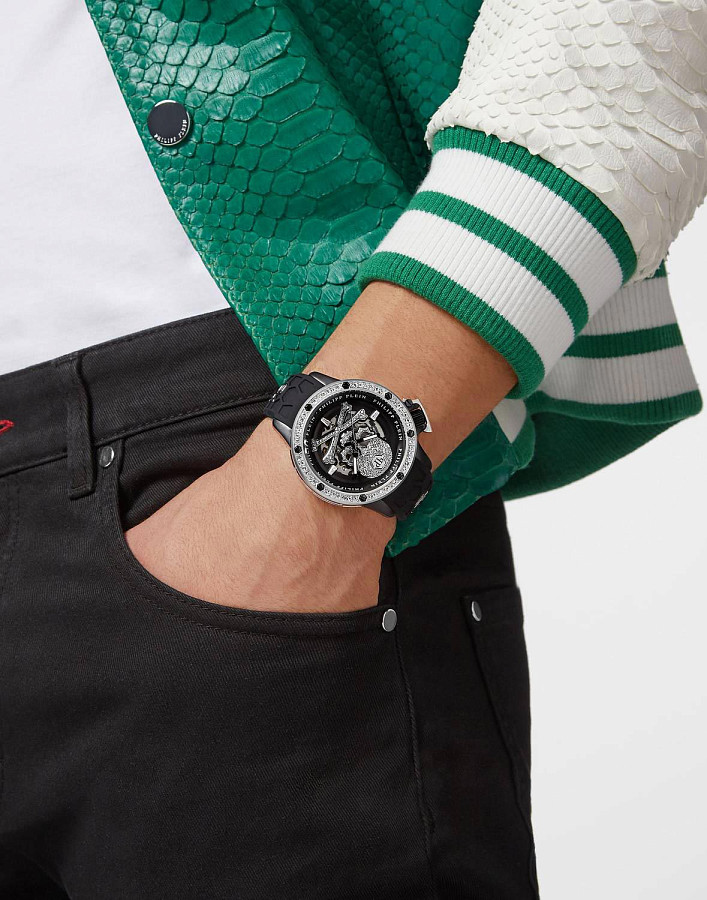 Часы Philipp Plein Plein Rich PWUAA0123 — механические, металл сталь