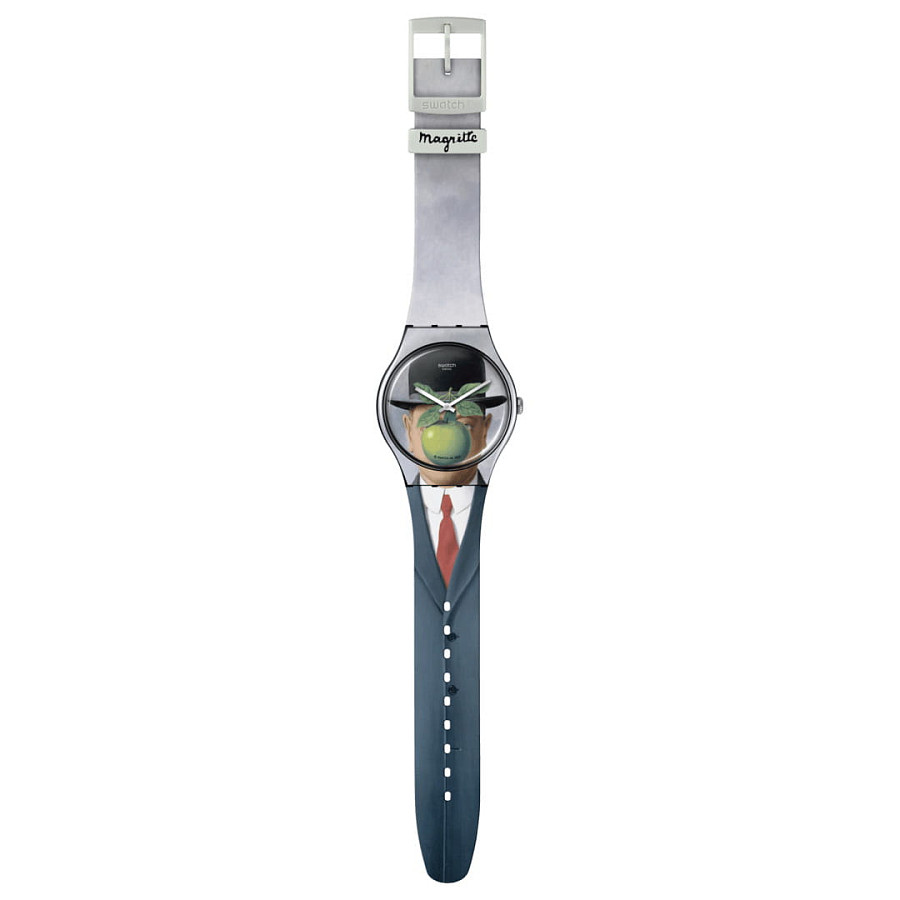 Часы Swatch New Gent SUOZ350 — кварцевые, пластик