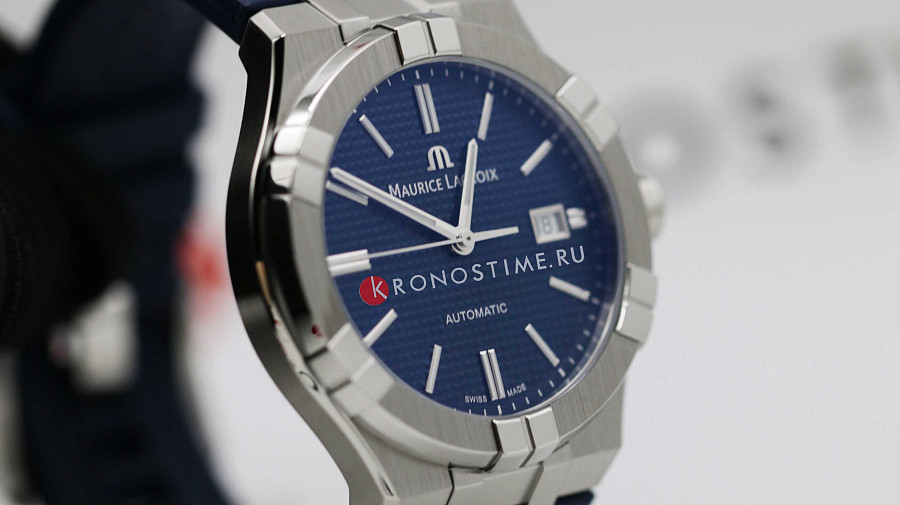 Часы Maurice Lacroix Aikon Automatic AI6008-SS000-430-4 — каучук, мужские