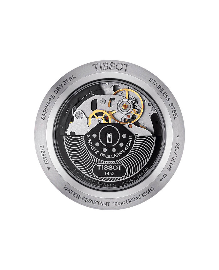 Часы Tissot V8 Automatic Chronograph T106.427.16.042.00 — механические, сталь металл