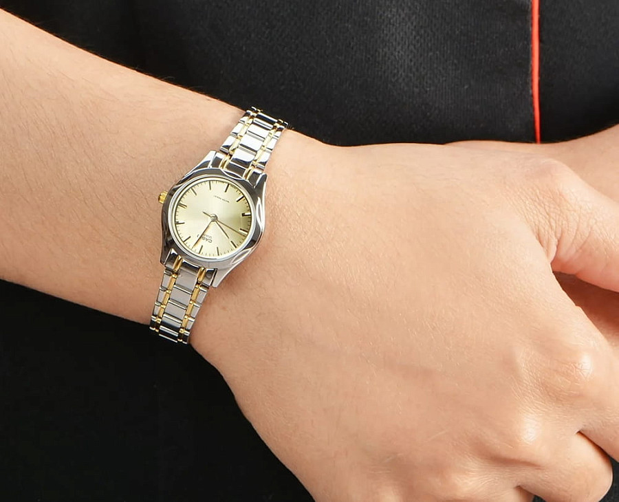 Часы Casio Collection LTP-1275SG-9A — кварцевые, сталь металл