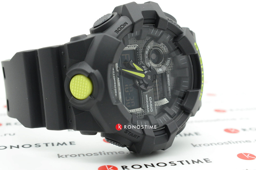 Часы Casio G-Shock GA-700DC-1A — электронные, пластик