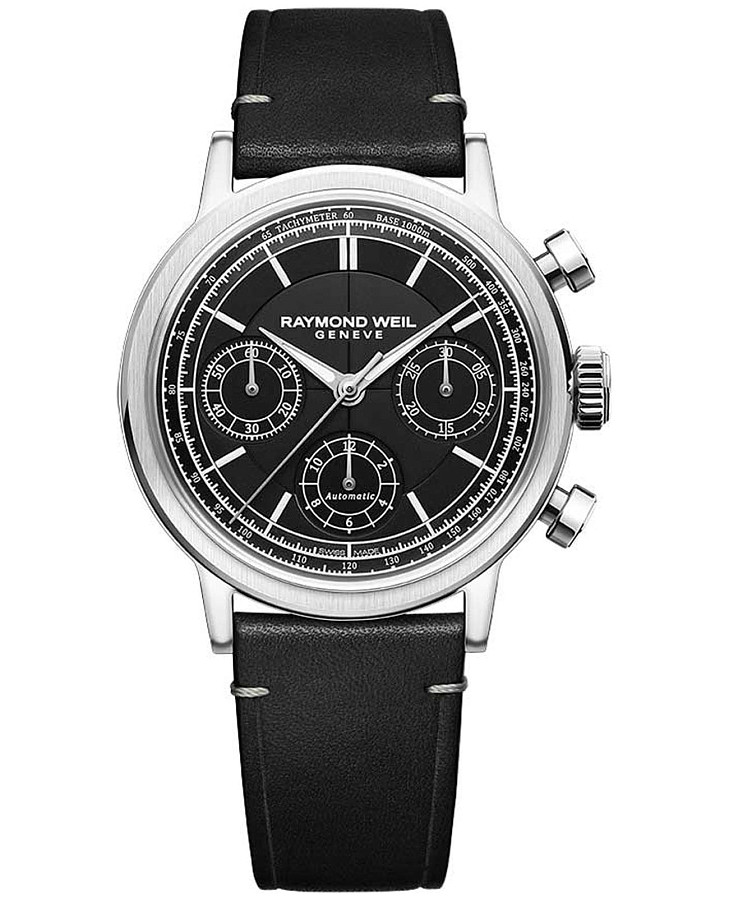 Часы Raymond Weil Millesime Tri-Compax 7765-STC-20001 — мужские, черный