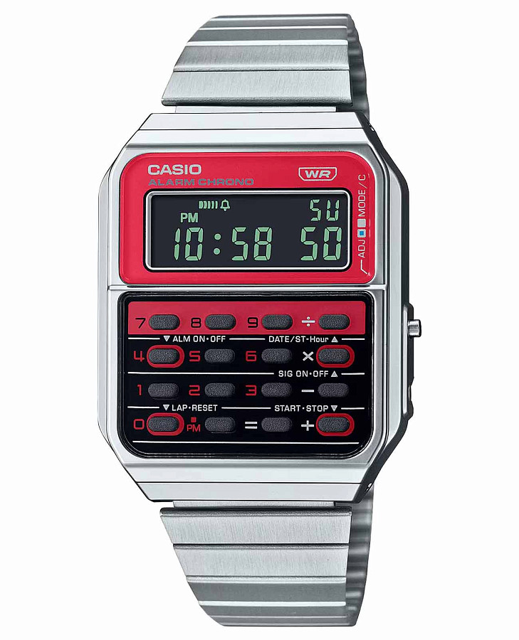Часы Casio Vintage CA-500WE-4BDF (CA-500WE-4B) — нержавеющая сталь, женские