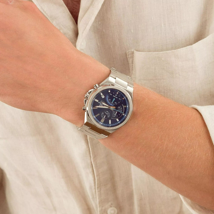 Часы Casio Edifice EFB-700D-2A — кварцевые, металл сталь