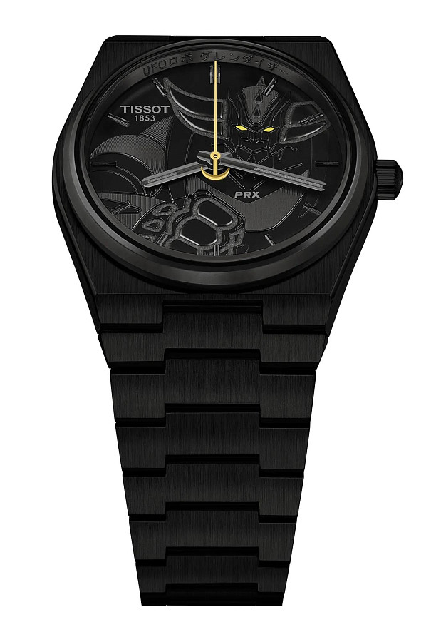 Часы Tissot PRX UFO Robot Grendizer 50th Anniversary 40mm T137.407.33.051.01 — черный, сталь металл
