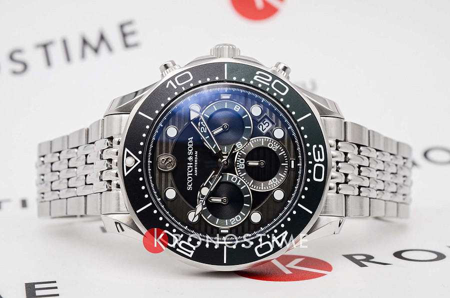Часы Scotch&Soda SSM.114B — кварцевые, сталь металл