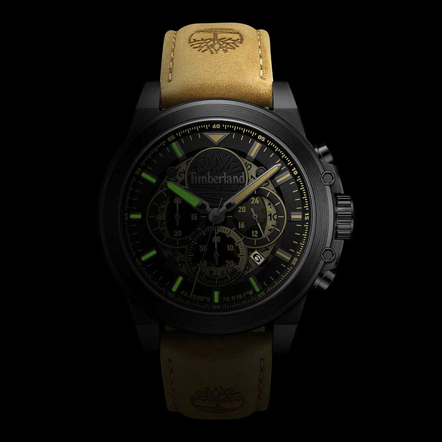 Часы Timberland Fast Strike TDWGB0056003 — кожаный, мужские