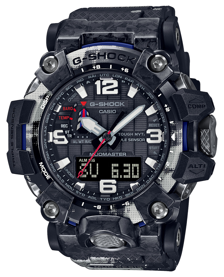Часы Casio G-Shock GWG-2000TLC-1A — мужские, серый