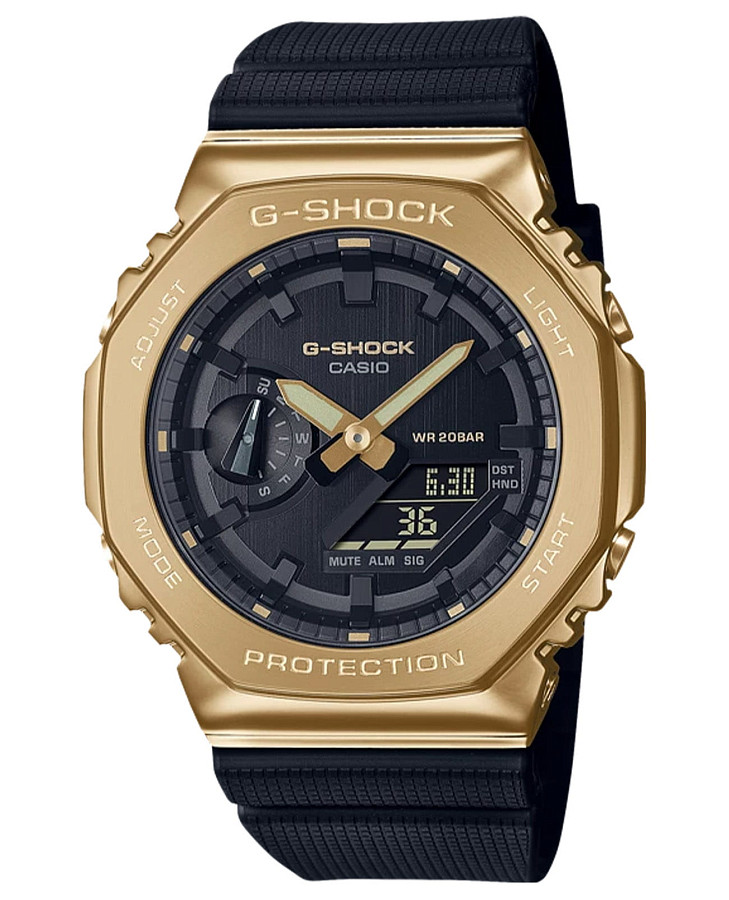 Часы Casio G-Shock GM-2100G-1A9DR (GM-2100G-1A9) — мужские, черный
