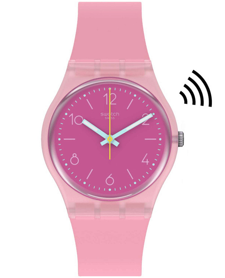 Часы Swatch Gent Swatch Pay! SVHP101-5300 — женские, розовый