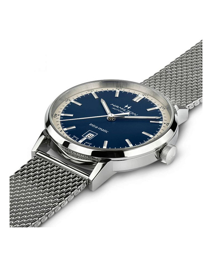 Часы Hamilton American Classic Intra-Matic Auto H38425140 — нержавеющая сталь, мужские