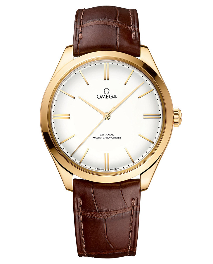 Часы Omega De Ville Tresor 435.53.40.21.09.001 — мужские, белый