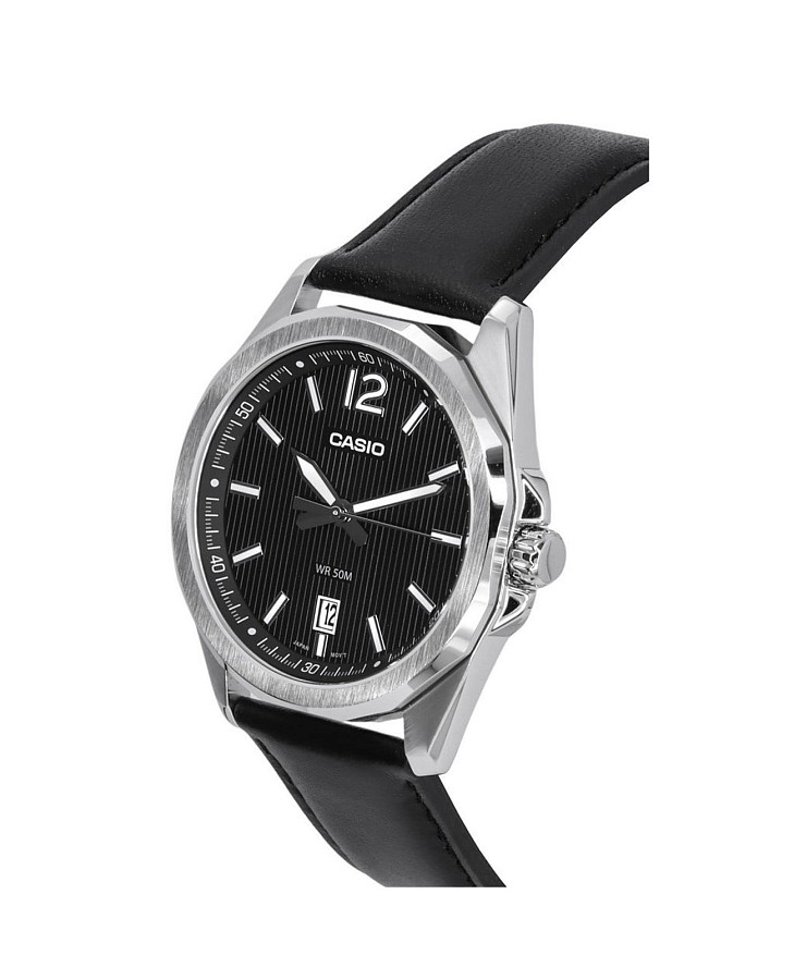 Часы Casio Collection MTP-E725L-1AVDF (MTP-E725L-1A) — металл сталь, Япония