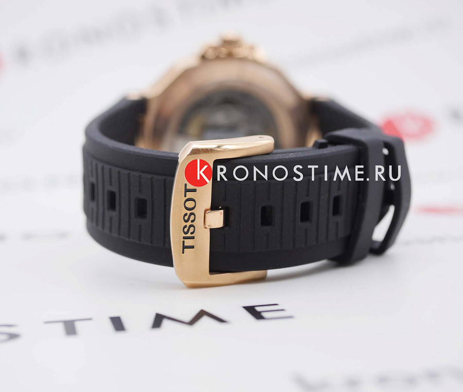 Часы Tissot T-Race Powermatic 80 T141.807.37.051.00 — металл сталь, тканевый