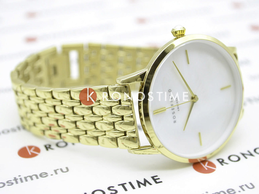 Часы Rosefield The Pearl RMGSG-R01 — женские, сталь c pvd покрытием