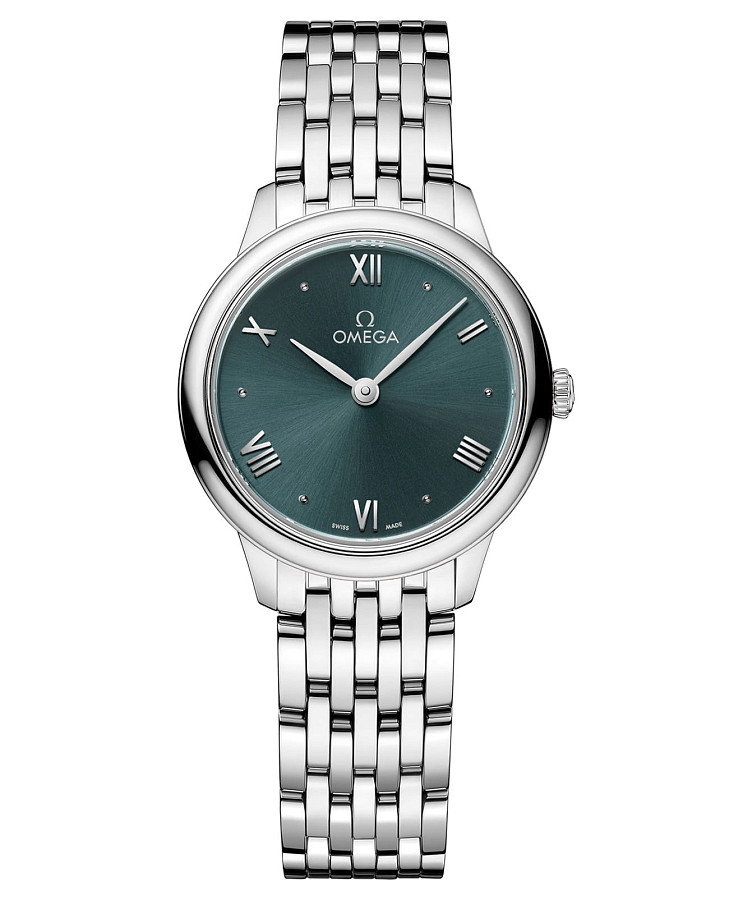 Часы Omega De Ville Prestige 434.10.28.60.10.001 — женские, зеленый