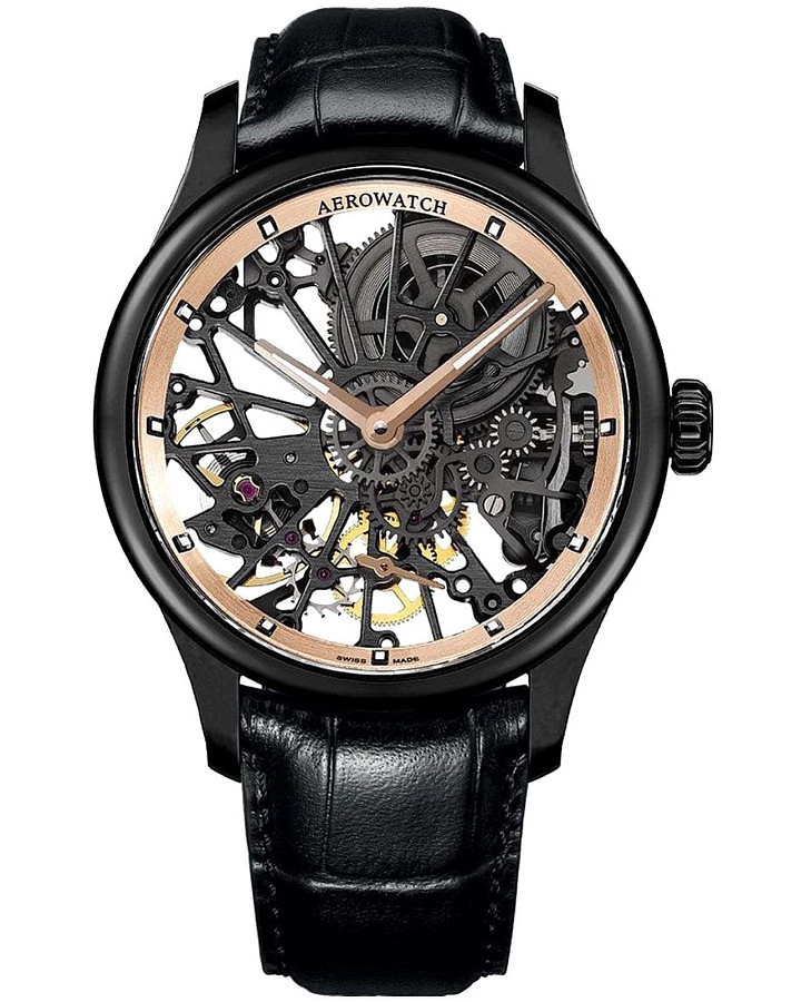 Часы Aerowatch Renaissance 50981 NO20 — мужские, черный