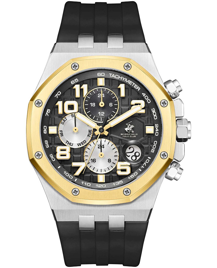 Часы Beverly Hills Polo Club BP3783X.250 — мужские, черный