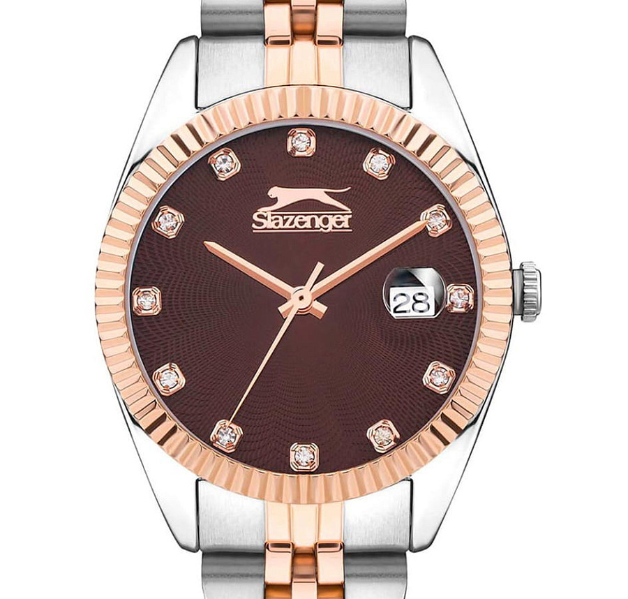 Часы Slazenger SL.09.2240.3.07 — кварцевые, суперметалл металл