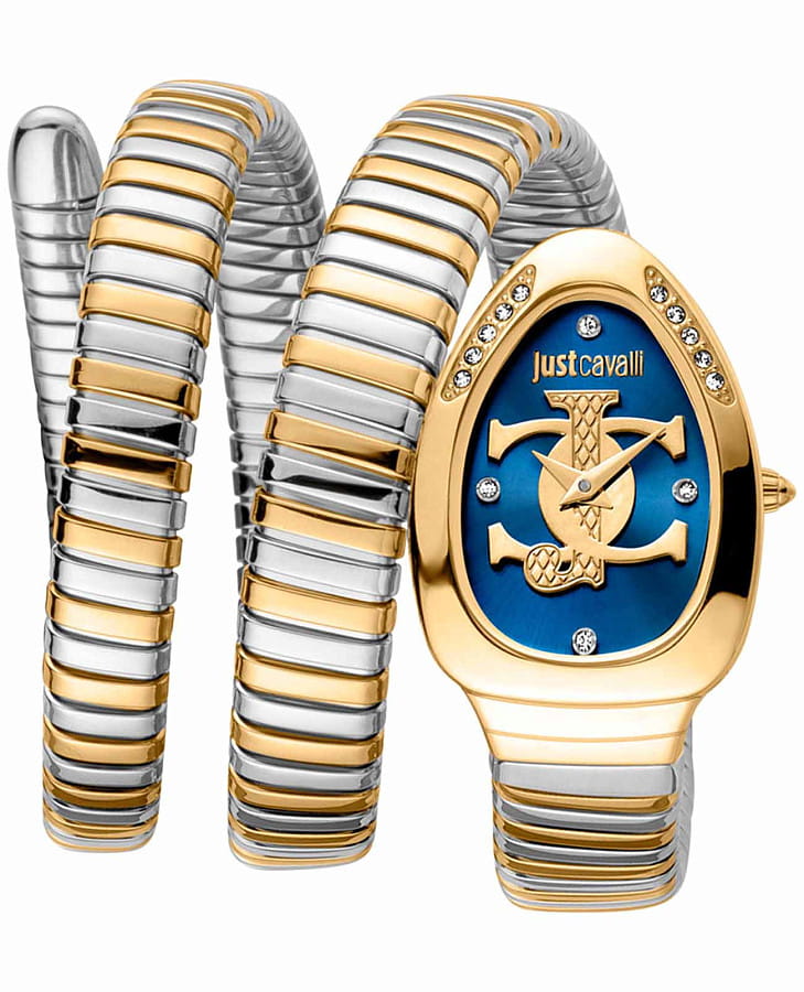 Часы Just Cavalli Snake JC1L228M0075 — женские, синий