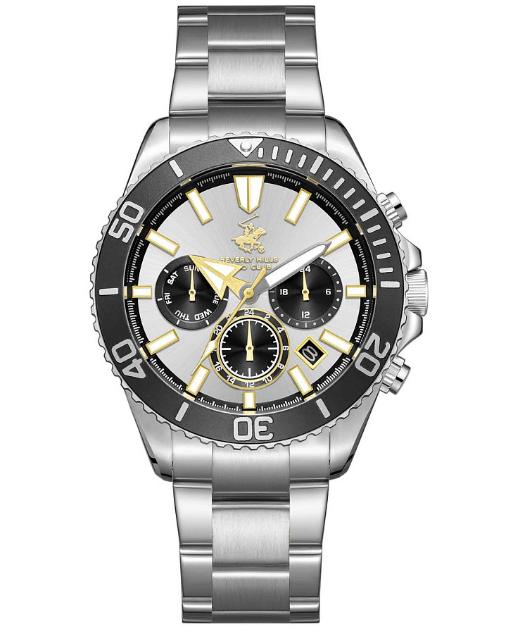 Часы Beverly Hills Polo Club BP3721X.330 — мужские, белый