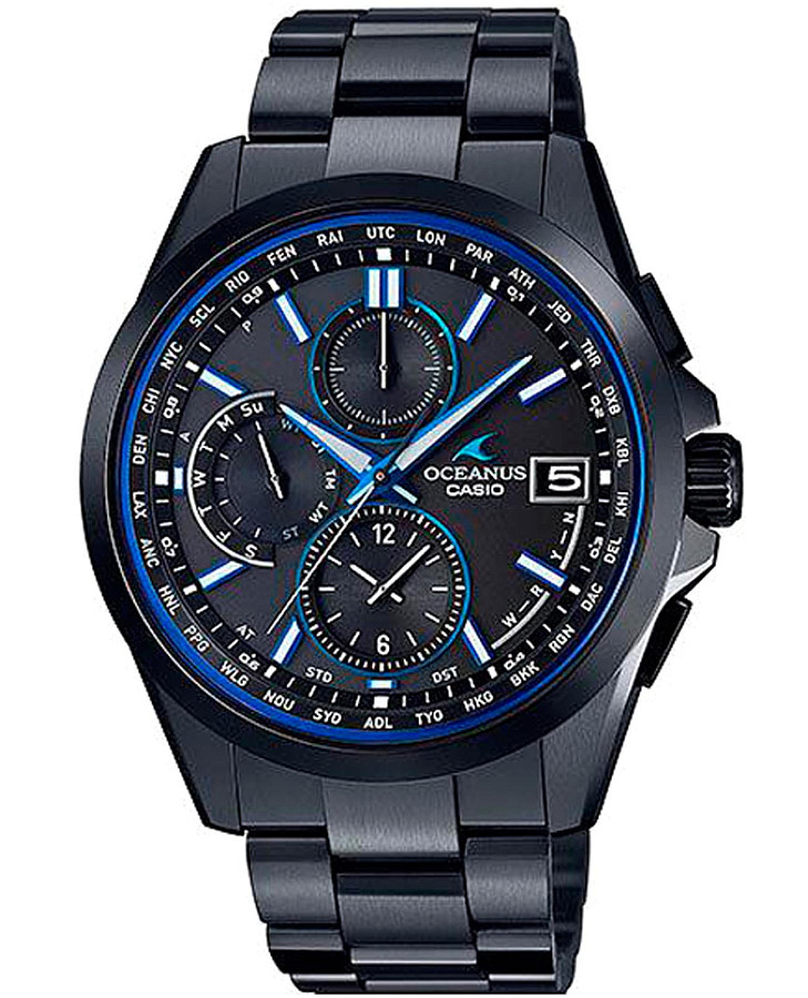 Часы Casio Oceanus OCW-T2600B-1A — мужские, черный